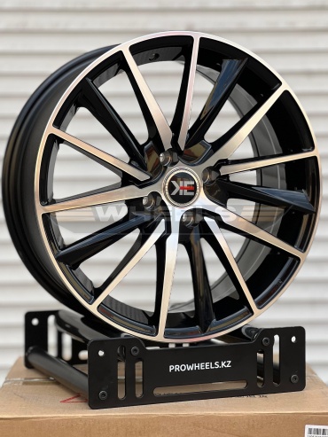 WHEELS PRW 7x17/4x100 D67.1 ET35 4 диска черный, серебристый
