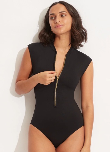 Купальник слитный SEAFOLLY черный