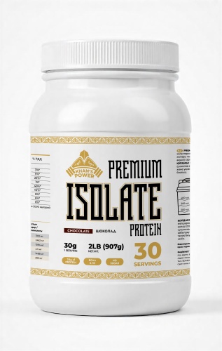 Протеин Khans Power Premium Isolate Whey Protein шоколад 907 г