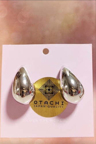Серьги OTACHI бижутерный сплав, без вставок