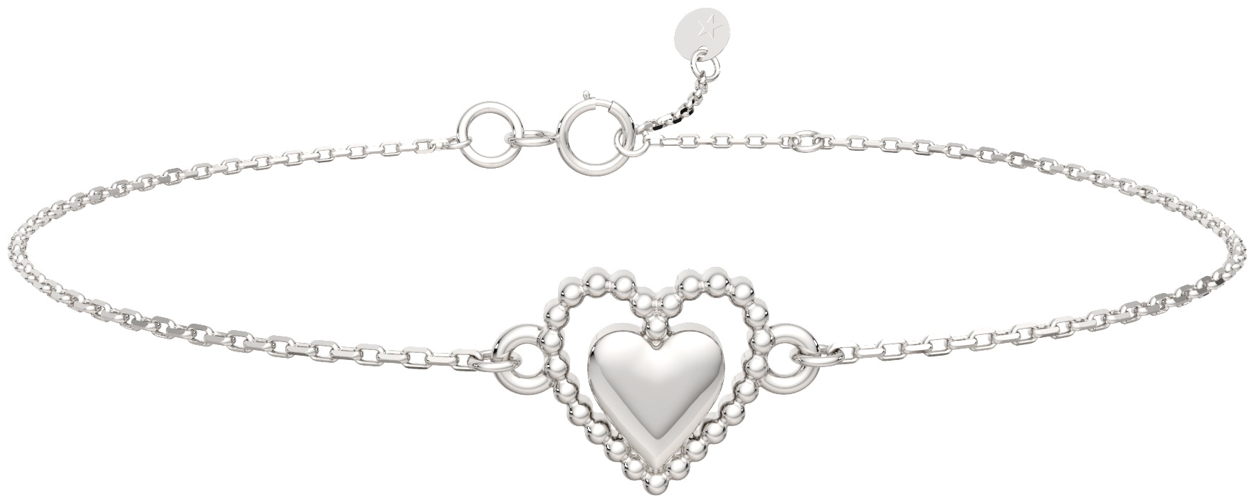 Lucente Silver ZO-0650310_18 длина 18 см, вес 1.38 г серебро, плетение фантазийное
