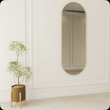 Зеркало настенное wood.mirror 55x155 см