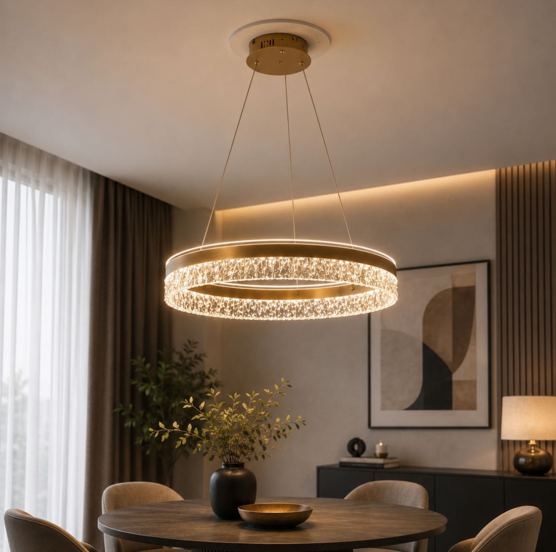 Люстра подвесная LED, кол-во ламп: 1 шт