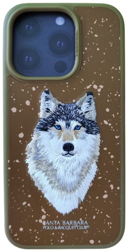 Чехол Santa Barbara Polo & Racquet Club для Apple iPhone 15 Pro рисунок