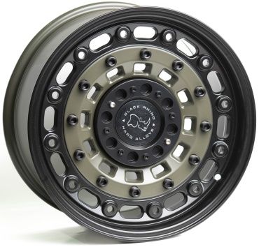 Auher 8879 9x17/6x139.7 D110 ET0 4 диска черный, зеленый