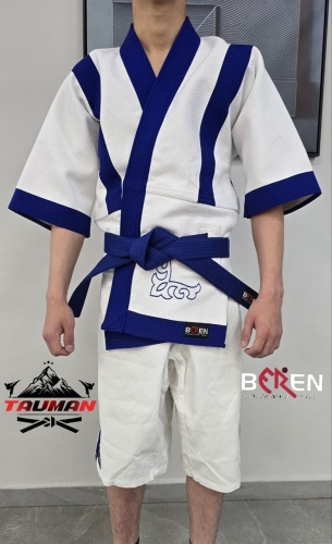 Кимоно для казакша курес TAUMAN синий 195