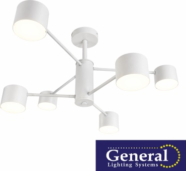 Люстра потолочная General Lighting Systems GX53, кол-во ламп: 6 шт