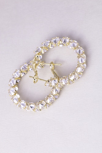 Серьги Lady accessories бижутерный сплав, стекло