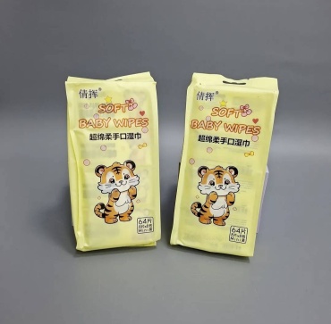 Детские влажные салфетки BABY WIPES Soft 64 шт