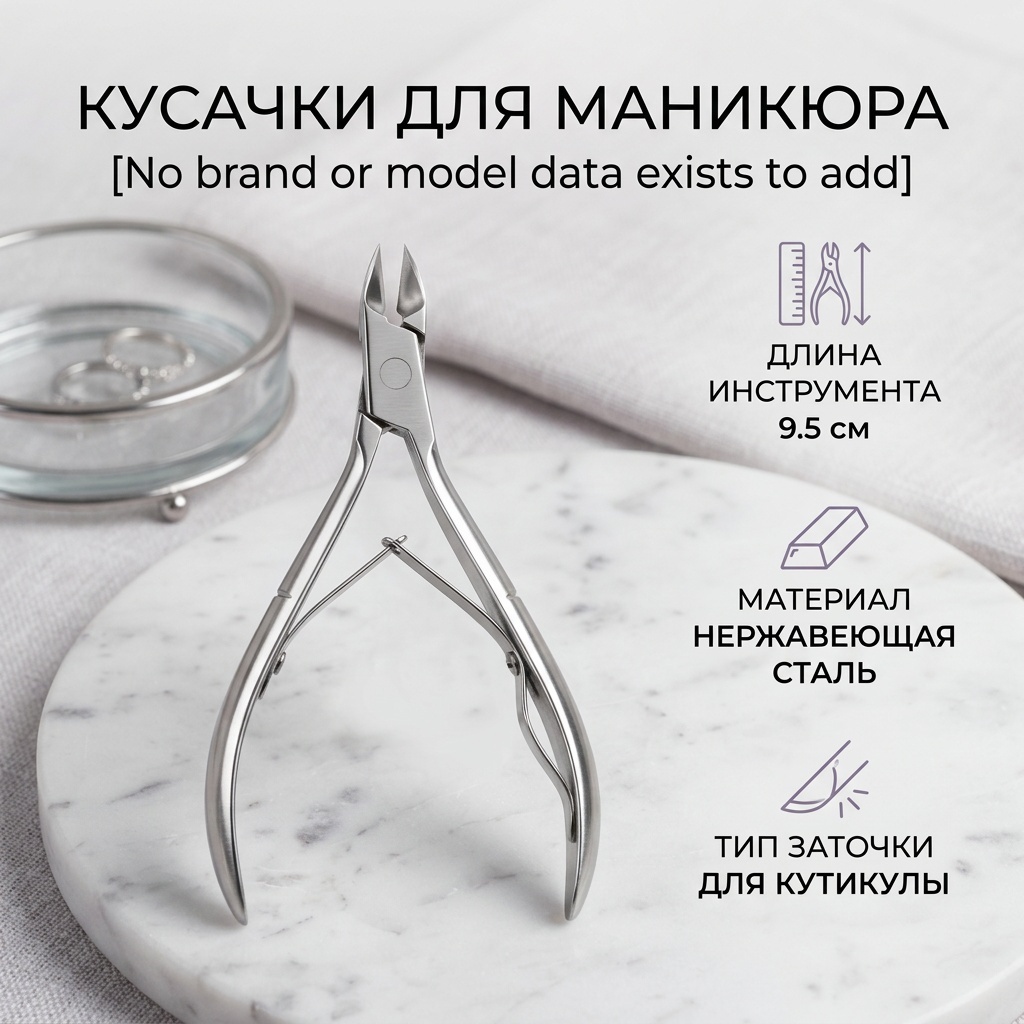 Кусачки-щипчики 222-101z 9.5 см одинарная 1 шт
