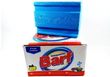 Кусковое мыло хозяйственное Barf Strong Cleaner Лимон 60 шт