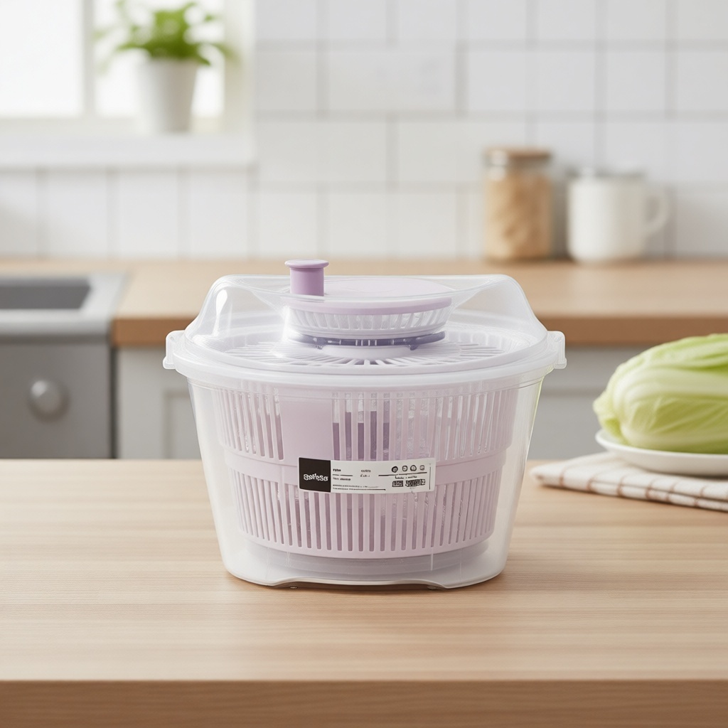 Сушилка для салатов Elit Home 5 л, ABS-пластик