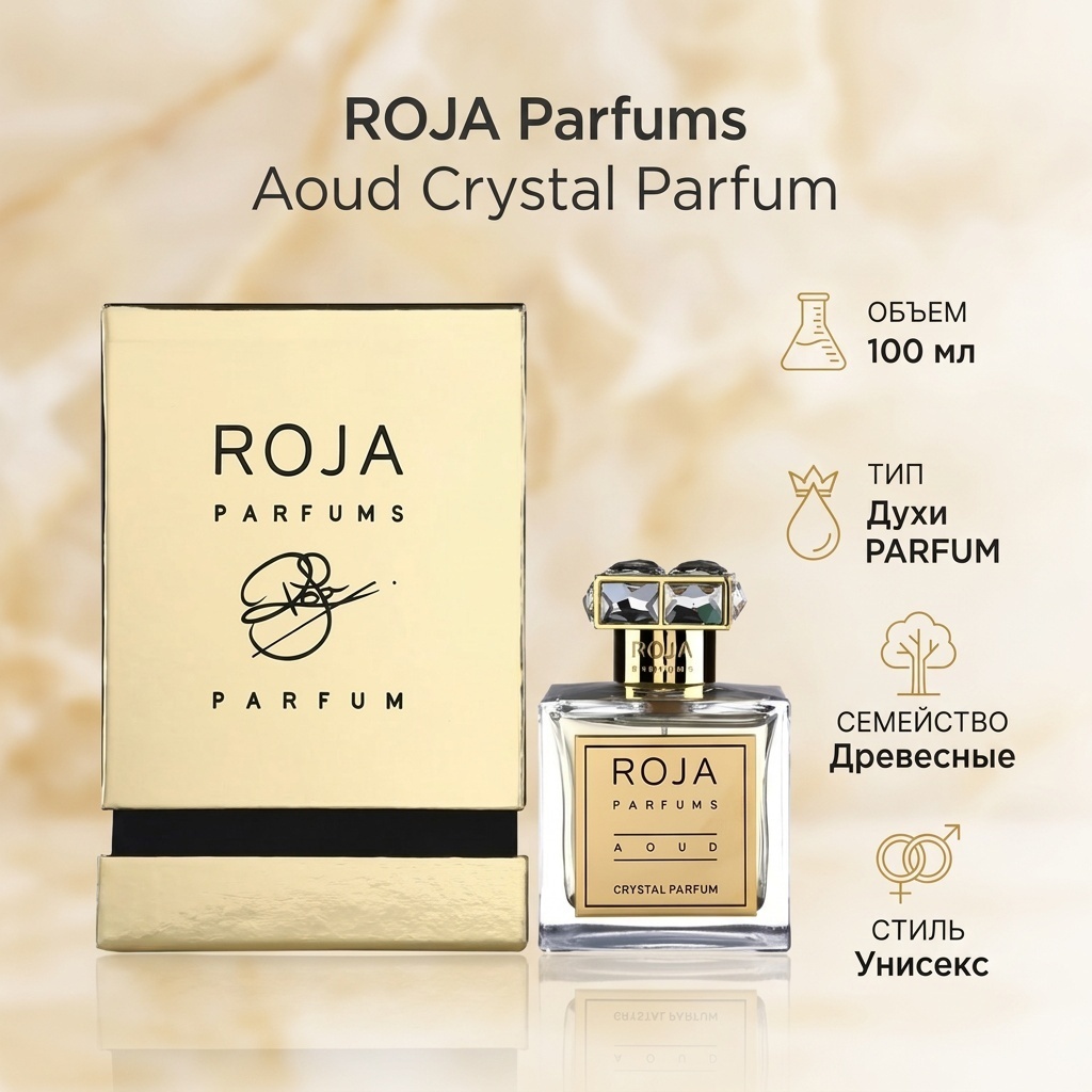 ROJA Parfums ROJA Parfums Aoud Crystal Parfum духи PARFUM 100 мл, унисекс