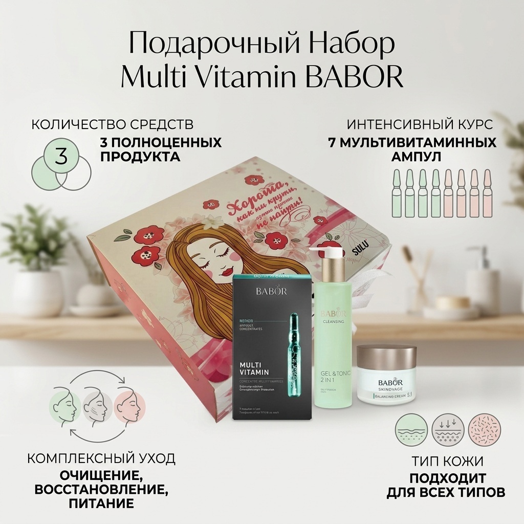 BABOR Multi Vitamin набор по уходу за лицом для женщин