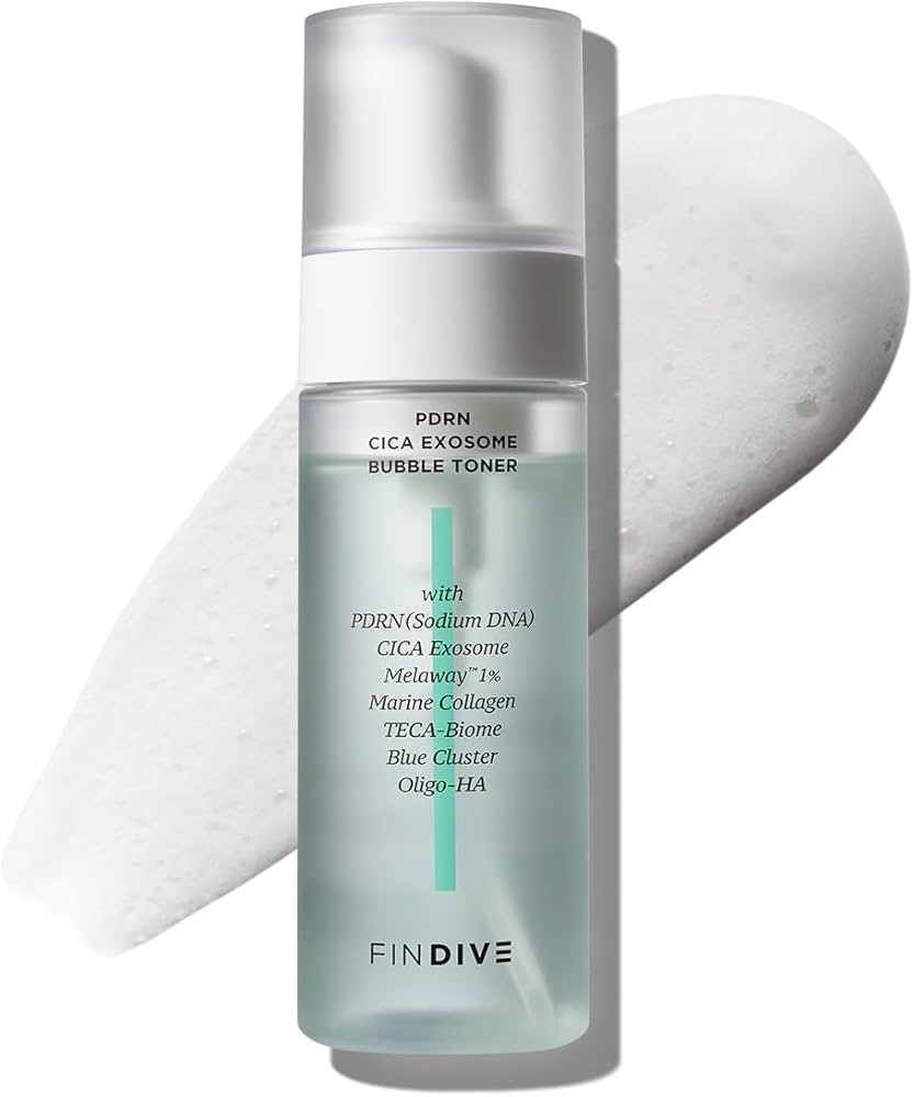 FINDIVE тонер PDRN CIca Exosome Bubble Toner Пузырьковый Тонер с Центеллой и ПДРН 150 мл