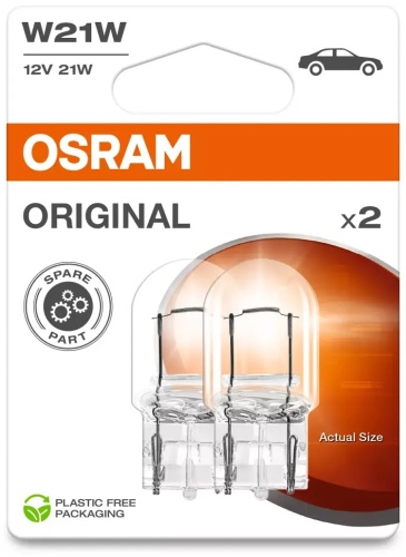 Osram 7505-2BL накаливания W21W, 2 шт