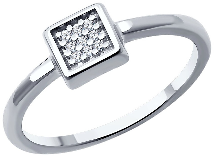 Diamant 30858 размер 17.5 вес 1.71 г серебро, бриллиант