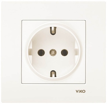 Розетка VIKO 363-36110, бежевый