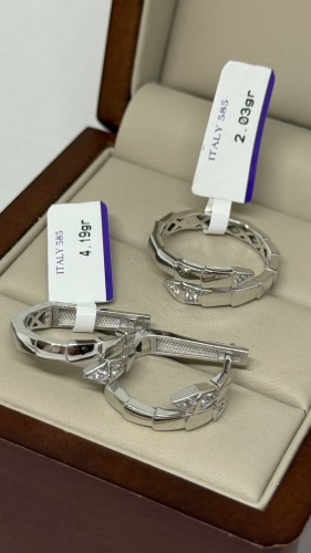 BAQ BRAND 8523512 вес 6.22 г золото, фианит