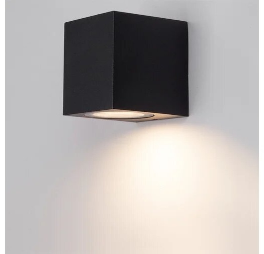 Уличный светильник настенный, накладной General Lighting Systems GU10 50 Вт 8 см