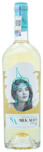 Вино Silk Alley Viognier 2019 сухое белое 14% 0.75 л