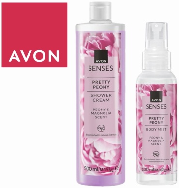 Avon Набор Прилестный пион гель и спрей для тела набор для тела для женщин