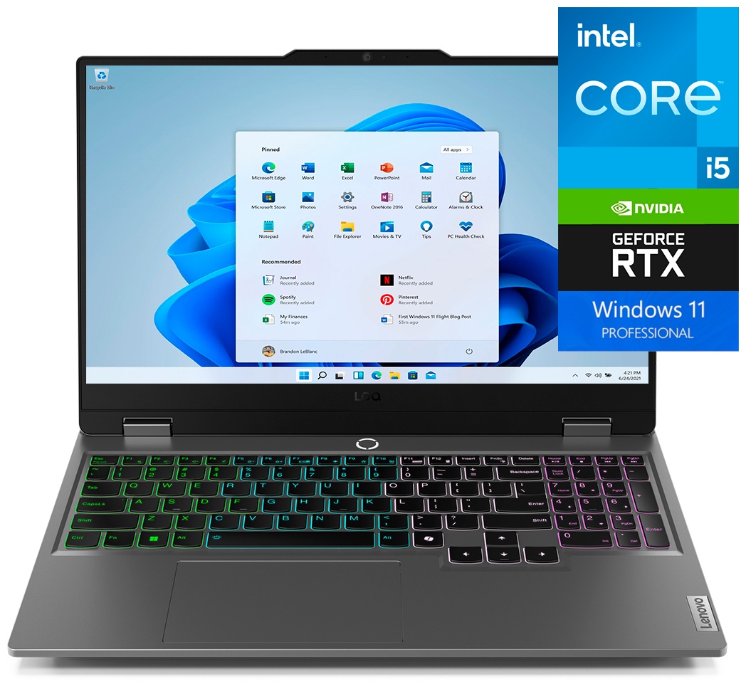 Ноутбук Lenovo Lenovo LOQ 3 Series 15IAX9 15.6" / 16 Гб / SSD 512 Гб / Win 11 Pro / 83GS105NRK
