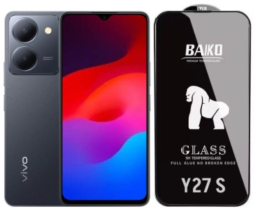 Стекло BAIKO для Vivo Y27s черный