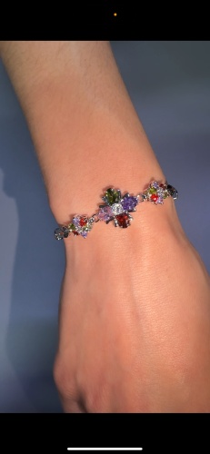 Fashion Jewelry 01 длина 17 см медицинская сталь, цирконий