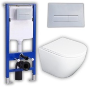 KeraLux унитаз с инсталляцией HANS KB 203 TOR, санфаянс