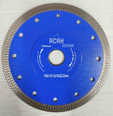 Диск отрезной алмазный 150x22.23х1.6 мм, Асан AC-0308