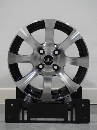 PDW TURONE 5.5x13/4x98 D58.6 ET10 4 диска черный, серебристый