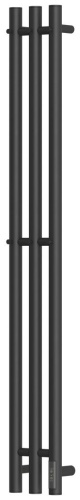 Полотенцесушитель электрический POINT PN12822B, I-образный 12x120 см