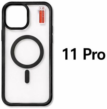 Чехол для Apple iPhone 11 Pro черно-прозрачный