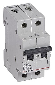 Legrand автоматический выключатель 2P 32 A, 4.5 кА, 230/400 В
