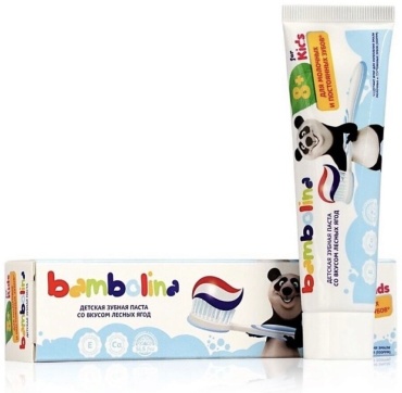 Bambolina зубная паста for kids со вкусом лесных ягод от 8 лет 50 мл