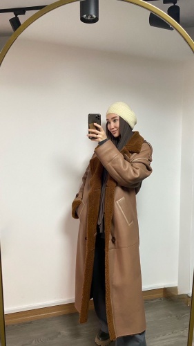 Дубленка Дубленка коричневый