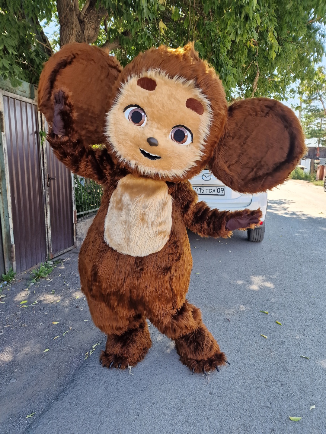 Карнавальный костюм Event Mascot Ростовая кукла Чебурашка мультиколор