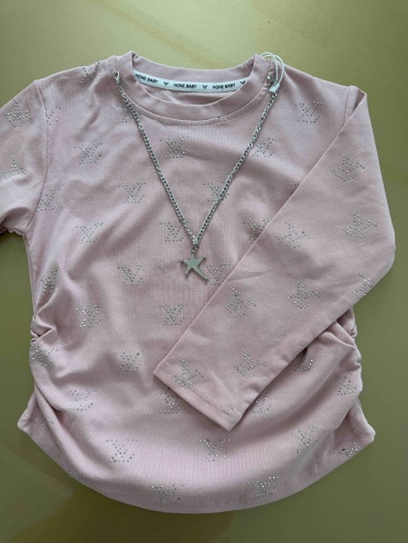Лонгслив Hone Baby розовый