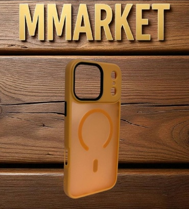 Чехол MMARKET для Apple iPhone 17 Pro оранжевый