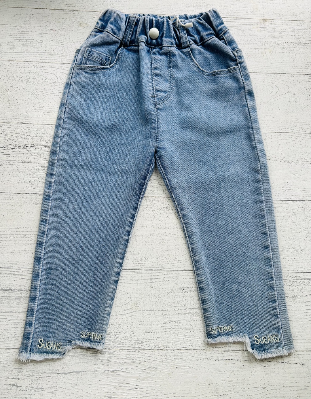 Джинсы свободного кроя Jeans Kids голубой