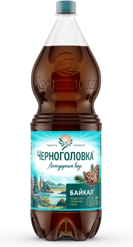 Черноголовка газированный напиток черный чай 2 л