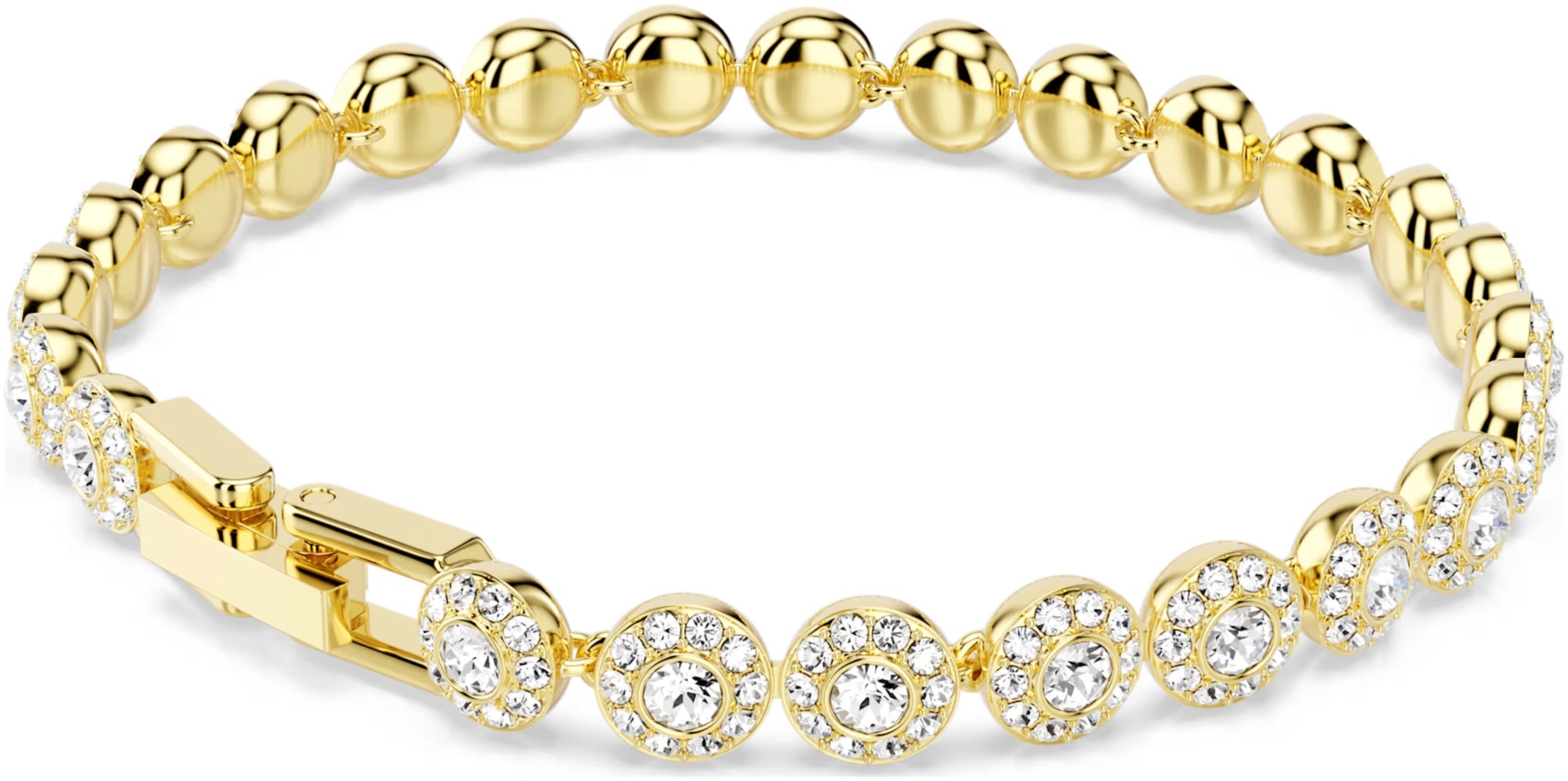 Swarovski длина 16.2 см бижутерный сплав, кристаллы Swarovski