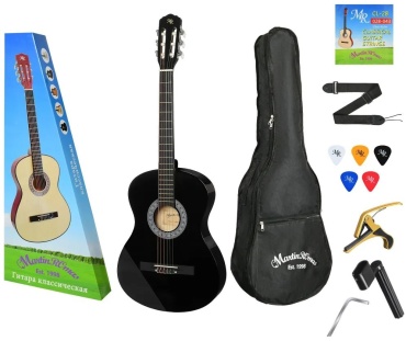 Гитара классическая MARTIN ROMAS PACK JR-390 BK НАБОР