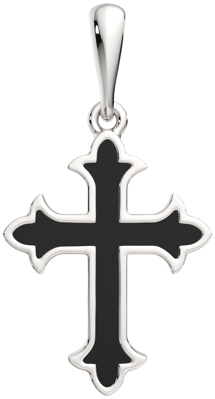 Крестик Lucente Silver ZO-0430344 вес 0.74 г серебро, эмаль