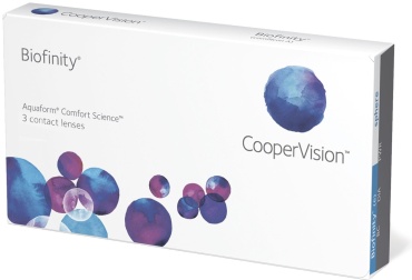 Контактные линзы CooperVision Biofinity -8 кривизна 8.6 на месяц 3 шт