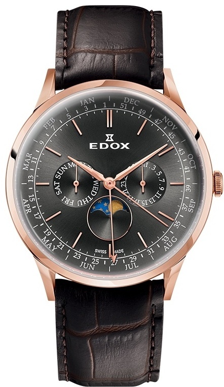 Кварцевые Edox 40101 37RC GIR сталь