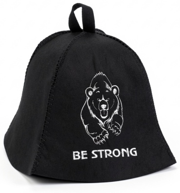 Добропаровъ банная шапка Шапка для бани и сауны Be strong 1 шт
