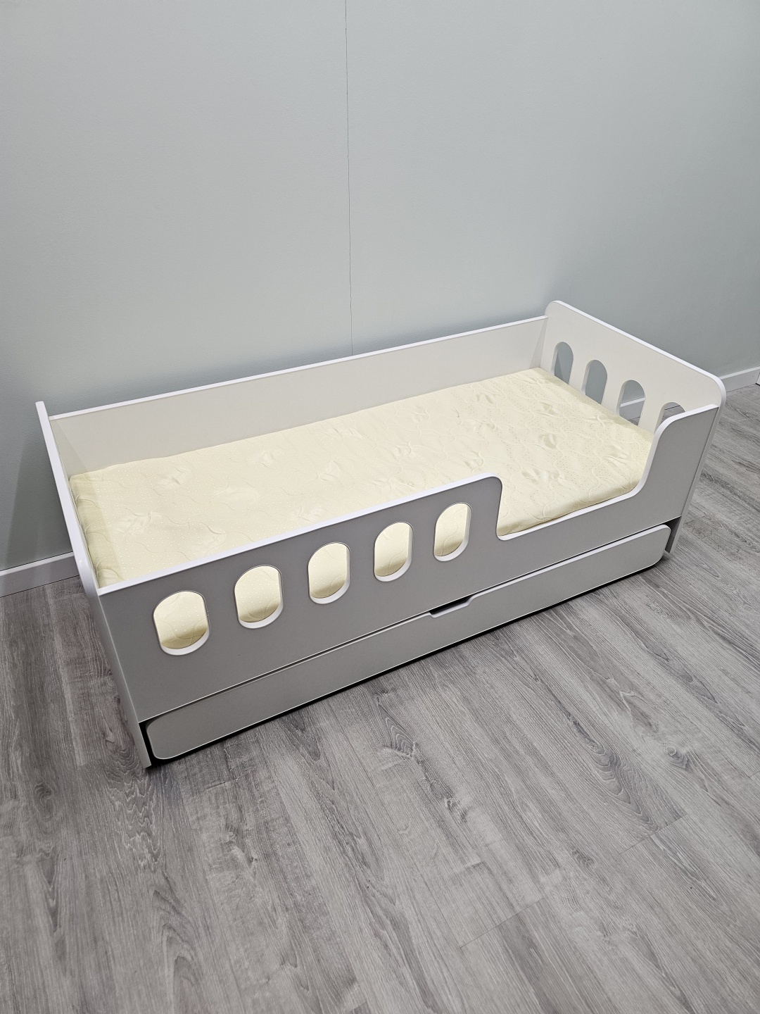 Детская кровать Balaroom Bala1, 70x160 см, белый