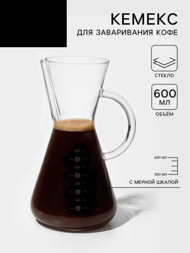 Кофеварка «Типика» прозрачный
